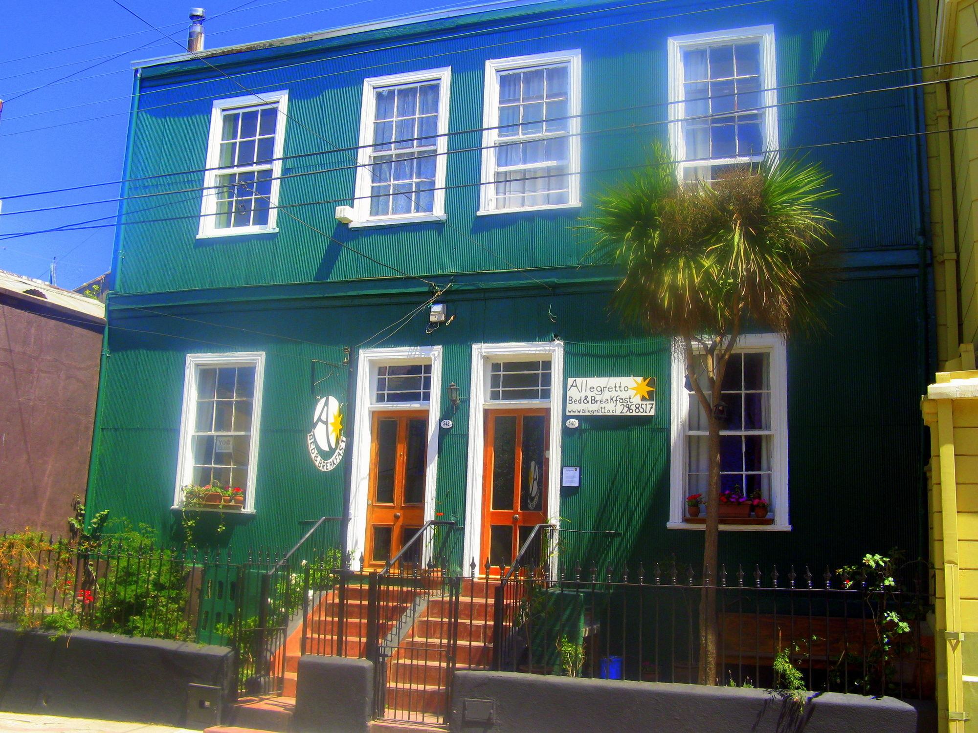 Allegretto Bed & Breakfast Valparaiso Bagian luar foto